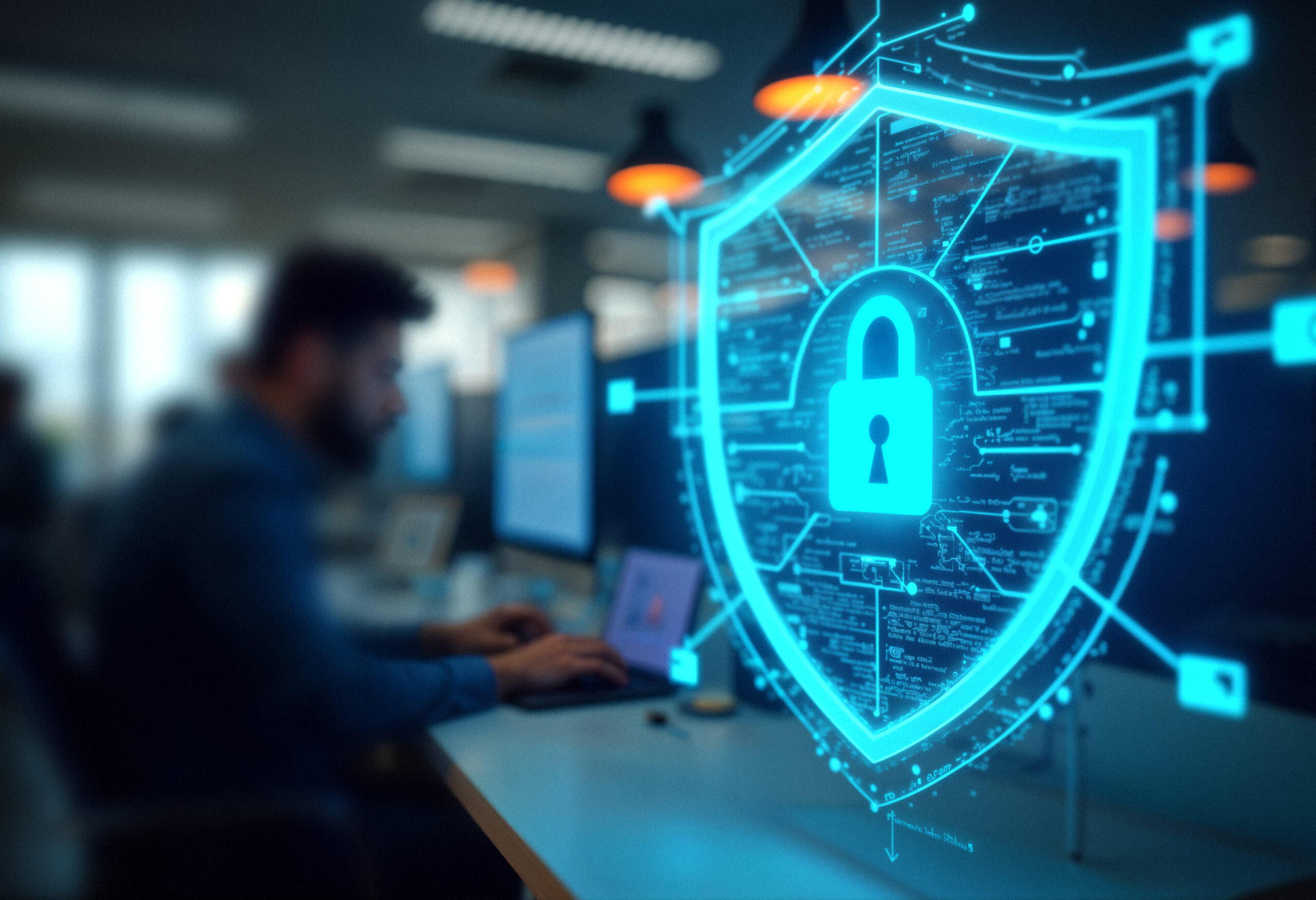 cybersecurity-action-protecting-data-with-encryption-network-security IT-Security-Solutions